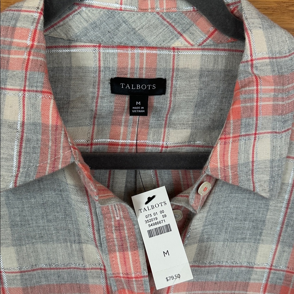 NEW Talbots Button Down - Picture 2 of 5
